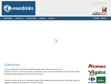 Tablet Screenshot of enerdrinks.com